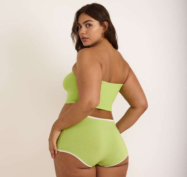 Organic Basics Flex Tube Top Lime