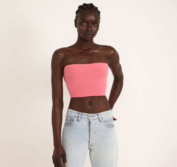organic basics Flex Tube Top Melon Pink
