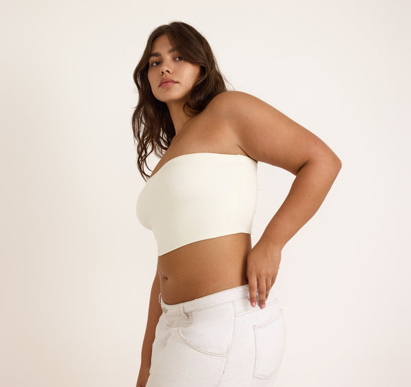 Organic Basics Flex Tube Top Off White