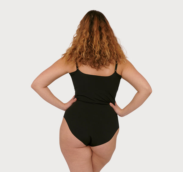 Organic Basics Invisible Cheeky Body Black