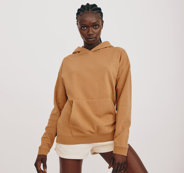 Organic Basics Lounge Hoodie Muted Ocher