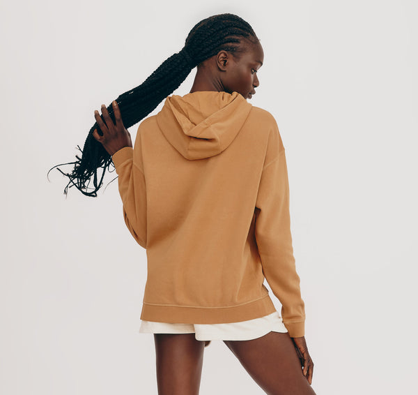 Organic Basics Lounge Hoodie Muted Ocher