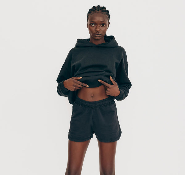 organic basics Lounge Shorts Black
