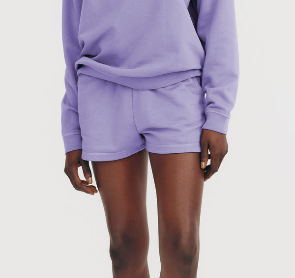 organic basics Lounge Shorts Muted Lavender