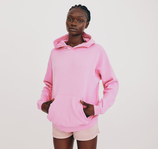 Organic Basics Lounge Shorts Muted Misty Rose