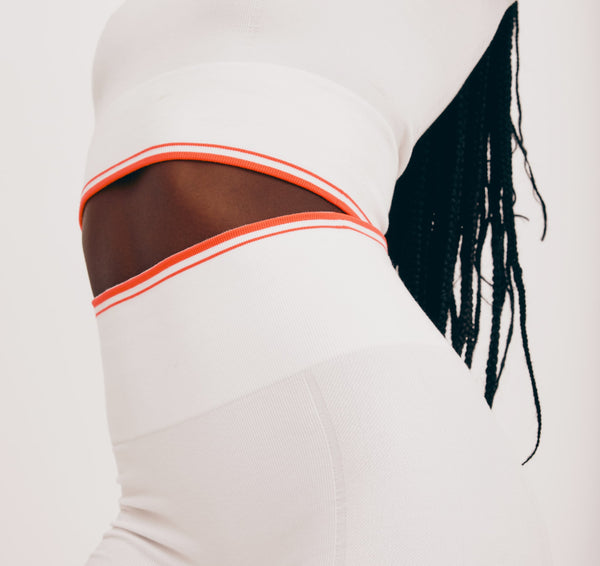 Organic Basics Luxe Touch Crop Tee White