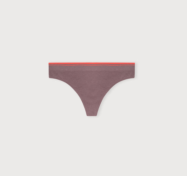 Organic Basics Luxe Touch Thong Rose Wood