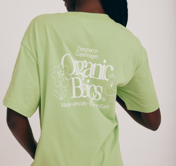 organic basics Merch Boxy Tee Spring Green