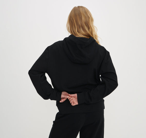 Organic Basics Merch Hoodie Black