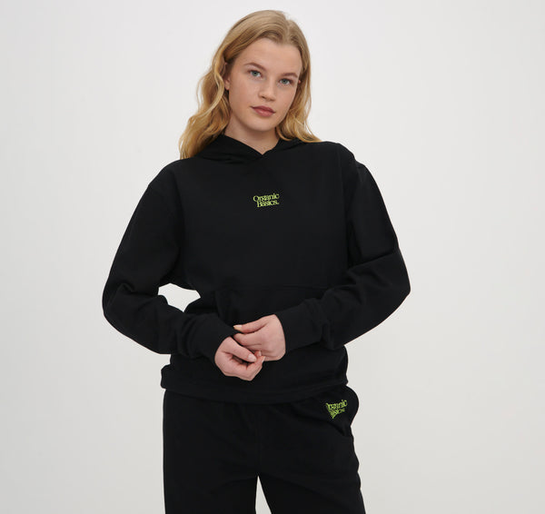 Organic Basics Merch Hoodie Black