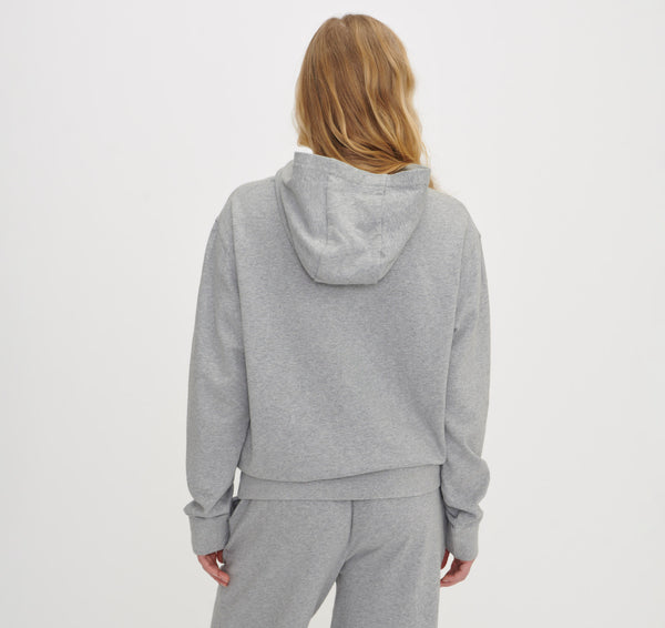Organic Basics Merch Hoodie Grey Melange