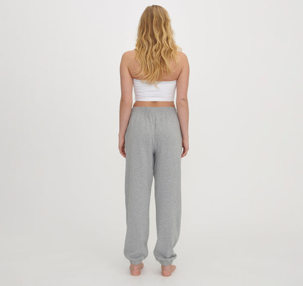 Organic Basics Merch Sweatpants Grey Melange