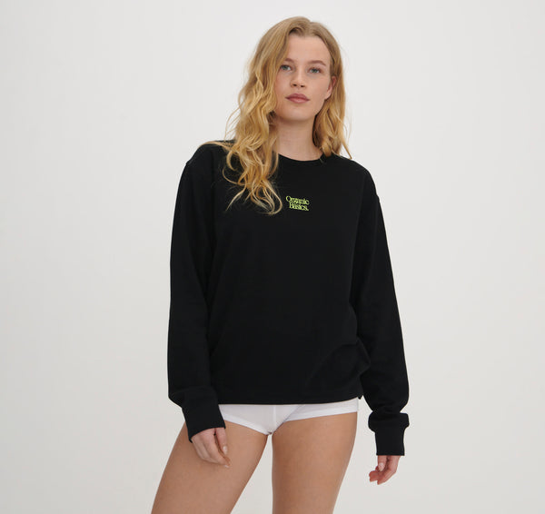 Organic Basics Merch Sweatshirt Black