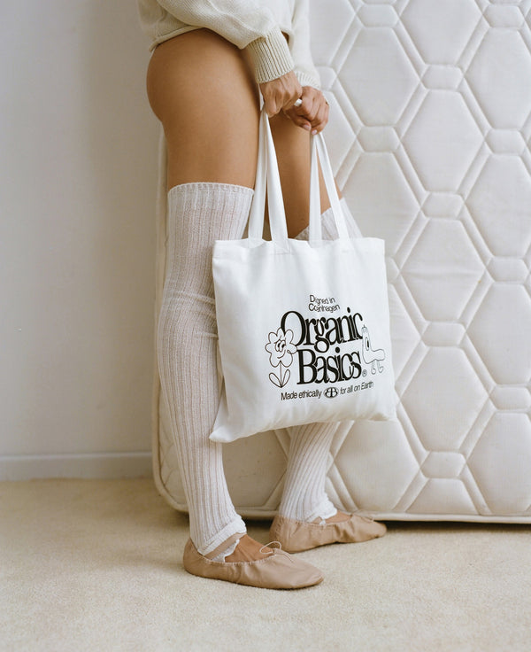 Organic Basics Merch Tote Bag Ecru