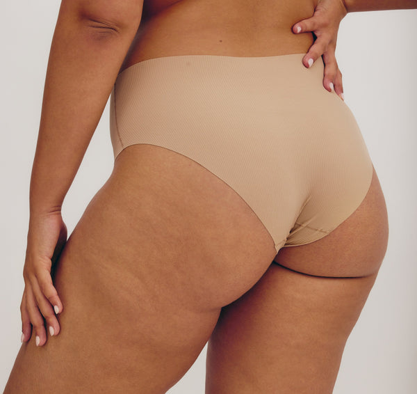 Organic Basics Naked Rib Hipster Hazelnut