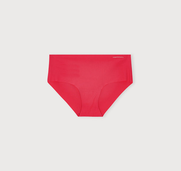 Organic Basics Naked Rib Hipster Strawberry