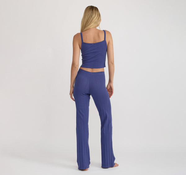 Organic Basics Pointelle Top Eclipse