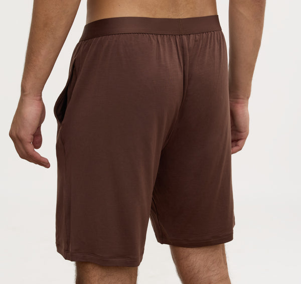 Organic Basics Premium Shorts Rich Brown