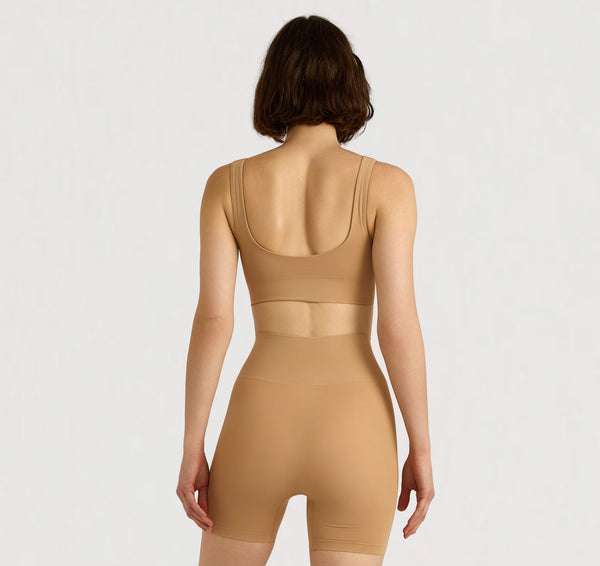 Organic Basics Smooth Bralette 2-Pack Hazelnut