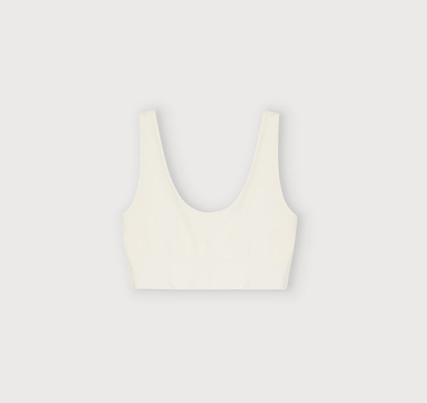 organic basics Smooth Bralette 2-Pack Off White
