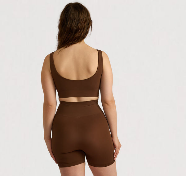 Organic Basics Smooth Bralette 2-Pack Walnut