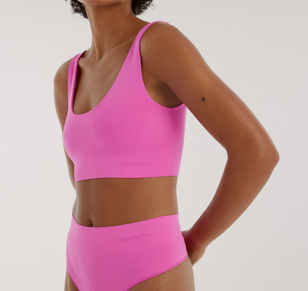 Organic Basics Smooth Bralette Pink