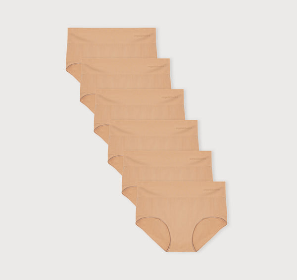 organic basics Smooth Hipster 6-Pack Hazelnut