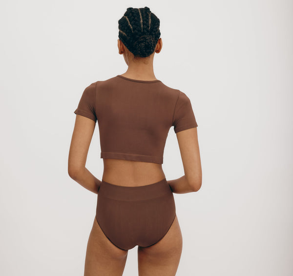 Organic Basics Smooth Hipster 6-Pack Walnut