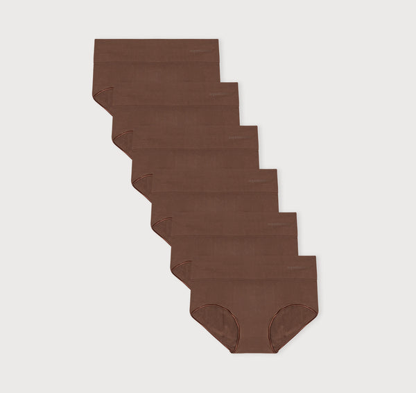 organic basics Smooth Hipster 6-Pack Walnut