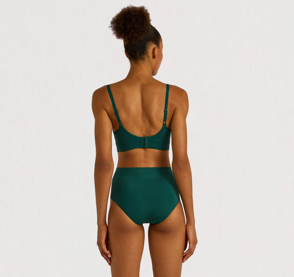 Organic Basics Smooth Padded Bra Deep Forest