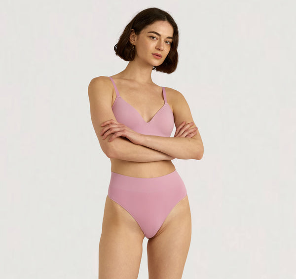 Organic Basics Smooth Thong Lavender Mist