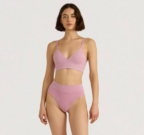 organic basics Smooth Thong Lavender Mist