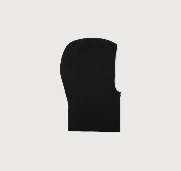 Organic Basics Soft Knit Balaclava Black