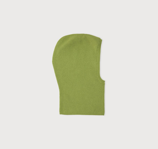 organic basics Soft Knit Balaclava Matcha Green