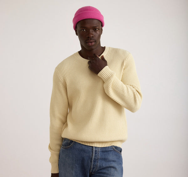 Organic Basics Soft Knit Beanie Pink