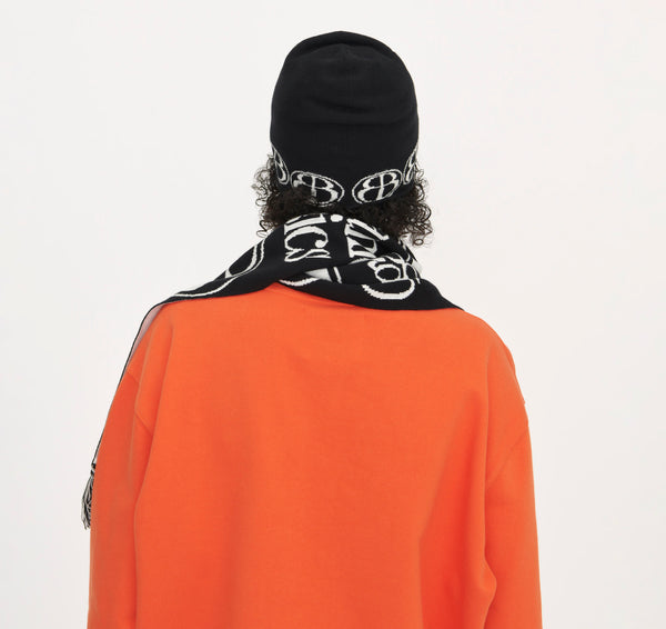 Organic Basics Soft Knit Jacquard Beanie Black