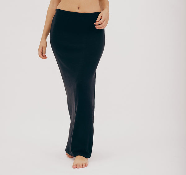Organic Basics Soft Knit Maxi Skirt Black