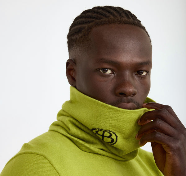 Organic Basics Soft Knit Snood Matcha Green