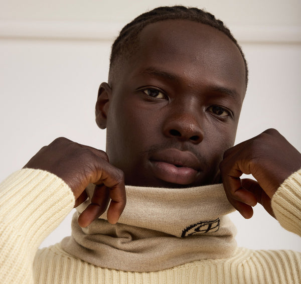 organic basics Soft Knit Snood Nutmeg