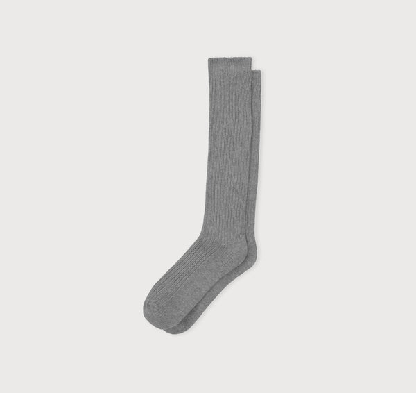 organic basics Soft Slouchy Socks Grey Melange