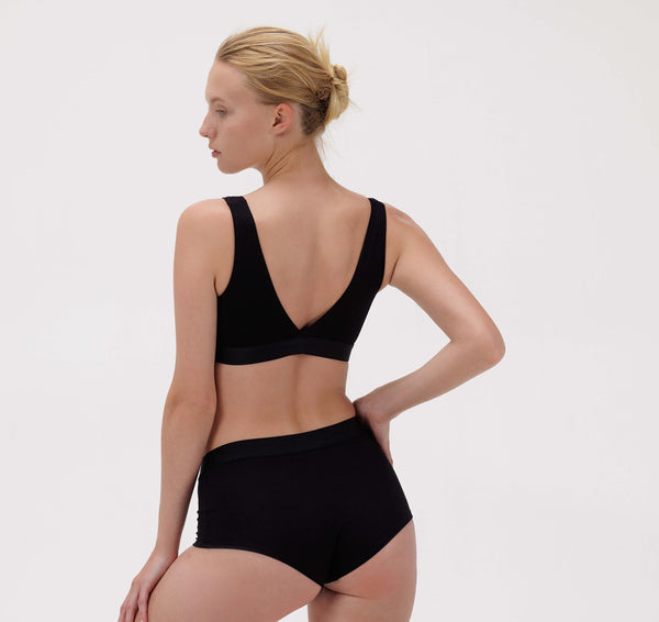 Organic Basics Soft Touch Basic Bralette Black