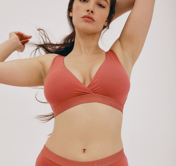 Organic Basics Soft Touch Basic Bralette Cedar