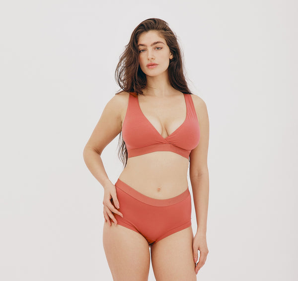 Organic Basics Soft Touch Basic Bralette Cedar