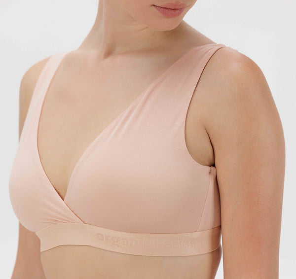 Organic Basics Soft Touch Basic Bralette Soft Pink