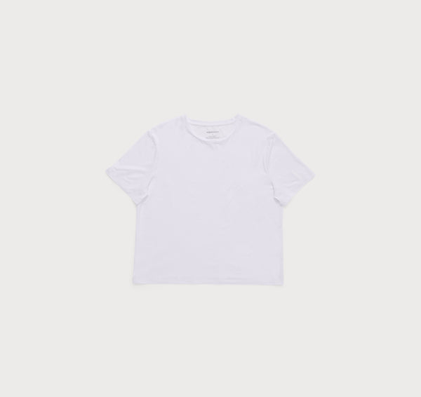 Organic Basics Soft Touch Boxy Tee White
