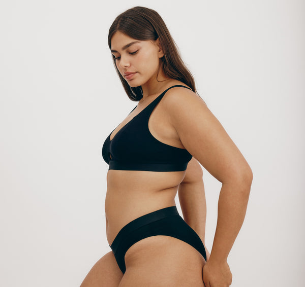 Organic Basics Soft Touch Bra Black