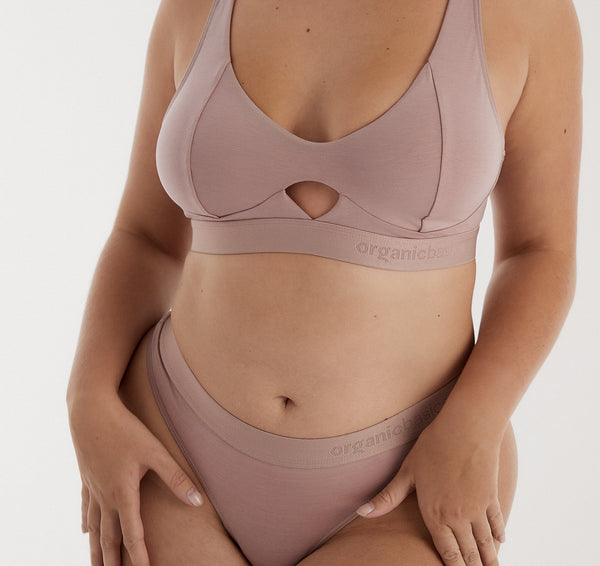 Organic Basics Soft Touch Bra Dusty Rose