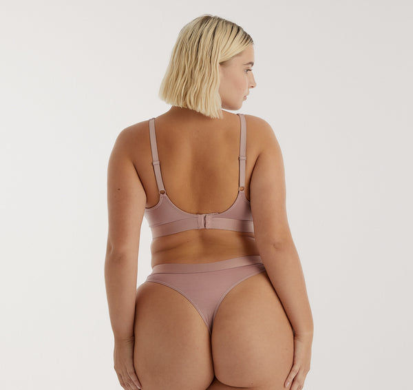 Organic Basics Soft Touch Bra Dusty Rose