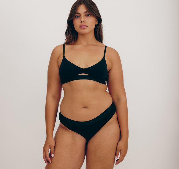 Organic Basics Soft Touch Bralette Black