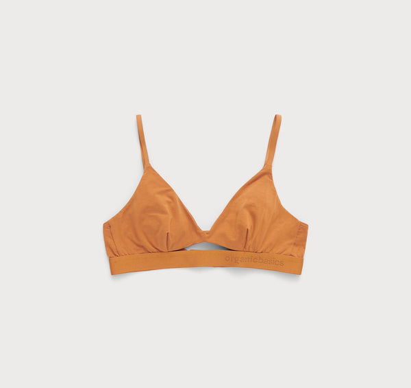 Organic Basics Soft Touch Bralette Ocher